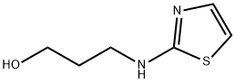 1-Propanol,  3-(2-thiazolylamino)- 结构式