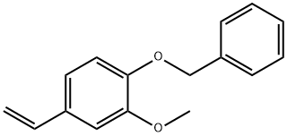 4-苄氧基-3-甲氧基苯乙烯 结构式