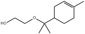 2-[1-甲基-1-(4-甲基-3-环己烯-1-基)乙氧基]乙醇 结构式