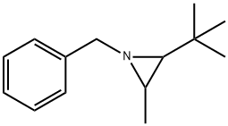 1-Benzyl-2-tert-butyl-3-methylaziridine 结构式