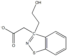 Acetic acid 2-(1,2-benzisothiazol-3-yl)ethyl ester 结构式