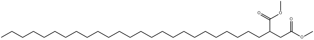 2-Pentacosylbutanedioic acid dimethyl ester 结构式