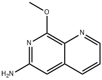 8-甲氧基-1,7-萘啶-6-胺 结构式