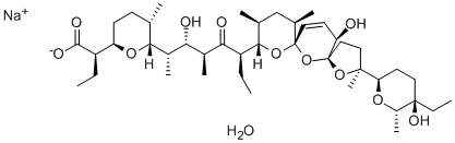 盐霉素钠 结构式