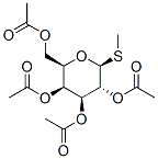 甲基 2,3,4,6-O-四乙酰基-BETA-D-硫代吡喃半乳糖苷 结构式