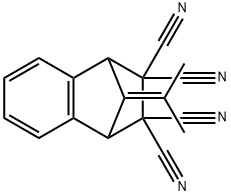 9-(1-Methylethylidene)-1,2,3,4-tetrahydro-1,4-methanonaphthalene-2,2,3,3-tetracarbonitrile 结构式