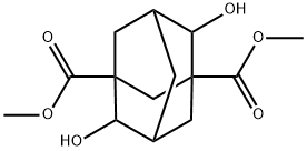 4,8-Dihydroxyadamantane-1,3-dicarboxylic acid dimethyl ester 结构式