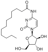 1-β-D-Arabinofuranosyl-4-lauroylaminopyrimidin-2(1H)-one 结构式