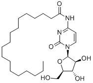 1-β-D-Arabinofuranosyl-4-stearoylaminopyrimidin-2(1H)-one 结构式