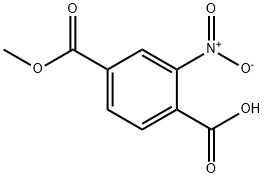 2-硝基对苯二酸-4-甲酯 结构式