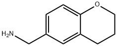 C-苯并二氢吡喃-6-甲胺 结构式