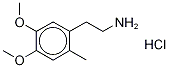 4,5-DiMethoxy-2-MethylbenzeneethanaMine Hydrochloride 结构式