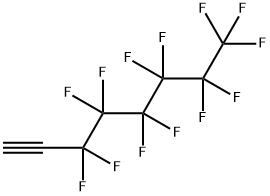 1H-PERFLUOROOCT-1-YNE 结构式