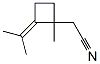 1-Methyl-2-(1-methylethylidene)cyclobutaneacetonitrile 结构式