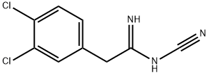 Α-(氰基亚氨基)-3,4-二氯苯乙胺 结构式