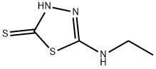 5-(乙基氨基)-1,3,4-噻二唑-2(3H)-硫酮 结构式