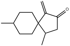 Spiro[4.5]decan-2-one, 4,8-dimethyl-1-methylene- (9CI) 结构式