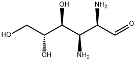 2,3-diamino-2,3-dideoxyglucose 结构式