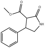 METHYL 2-OXO-4-PHENYLPYRROLIDINE-3-CARBOXYLATE 结构式