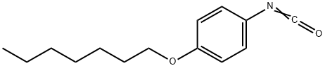 4-庚氧基苯异氰酸酯 结构式