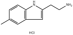 5-甲基色胺盐酸盐 结构式