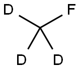 氟甲烷-D3 结构式