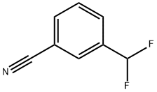 3-Cyano-alpha,alpha-difluorotoluene, 3-Cyanobenzal fluoride 结构式