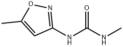 Urea, N-methyl-N-(5-methyl-3-isoxazolyl)- (9CI) 结构式