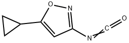 Isoxazole, 5-cyclopropyl-3-isocyanato- (9CI) 结构式