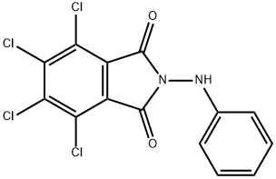 3,4,5,6-Tetrachloro-N-anilinophthalimide 结构式