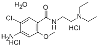 METOCLOPR酰胺 二盐酸盐 单水合物 结构式