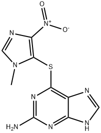 6-((1-Methyl-4-nitro-1H-imidazol-5-yl)thio)-1H-purin-2-amine