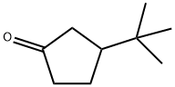 3-(叔丁基)环戊烷-1-酮 结构式