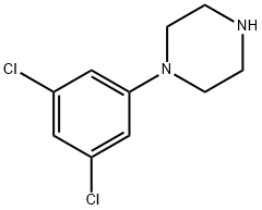 1-(3,5-二氯苯基)哌嗪 结构式