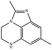 4H-Imidazo[1,5,4-de]quinoxaline,5,6-dihydro-2,8-dimethyl-(9CI) 结构式