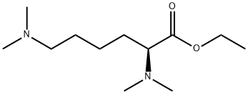 Nα,Nα,Nε,Nε-Tetramethyl-L-lysine ethyl ester 结构式