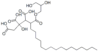甘油硬脂酸酯柠檬酸酯 结构式