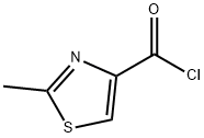 2-甲基-4-噻唑甲酰氯 结构式