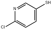 6-氯-3-吡啶硫醇 结构式