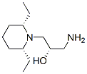 1-Piperidineethanol,alpha-(aminomethyl)-2,6-diethyl-,(alphaS,2R,6S)-(9CI) 结构式