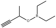 Diethylborinic acid 1-methyl-2-propynyl ester 结构式