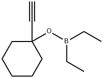 Diethyl(1-ethynylcyclohexyloxy)borane 结构式