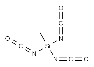 三异氰酸(甲基)硅 结构式