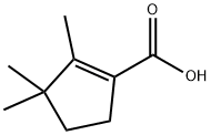 1-Cyclopentene-1-carboxylic acid, 2,3,3-trimethyl- (8CI,9CI) 结构式
