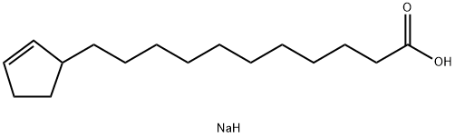 SODIUM CYCLOPENT-2-ENE-1-UNDECANOATE 结构式