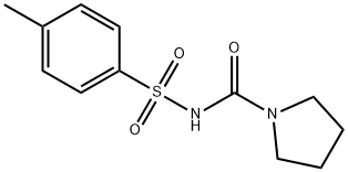 N-甲苯磺酰基吡咯烷-1-甲酰胺 结构式