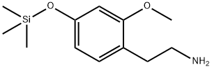 2-Methoxy-4-[(trimethylsilyl)oxy]benzeneethanamine 结构式