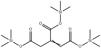 1-Propene-1,2,3-tricarboxylic acid tris(trimethylsilyl) ester 结构式