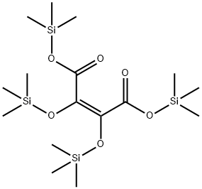 2-Butenedioic acid, 2,3-bis[(trimethylsilyl)oxy]-, bis(trimethylsilyl)  ester, (Z)- 结构式