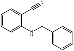 2-(苄氨基)苄腈 结构式